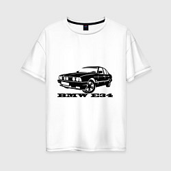 Женская футболка оверсайз BMW e34 5 series