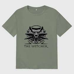 Футболка оверсайз женская The Witcher 3, цвет: авокадо