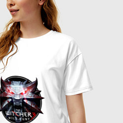 Футболка оверсайз женская The Witcher 3, цвет: белый — фото 2