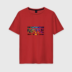 Женская футболка оверсайз Muse Colour