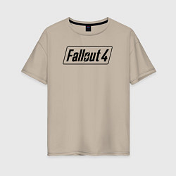 Женская футболка оверсайз Fallout 4