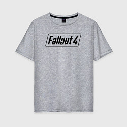 Женская футболка оверсайз Fallout 4