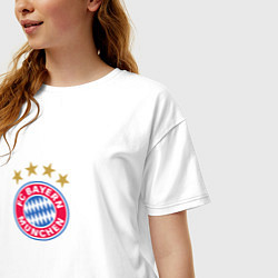 Футболка оверсайз женская Super Bayern 1900, цвет: белый — фото 2