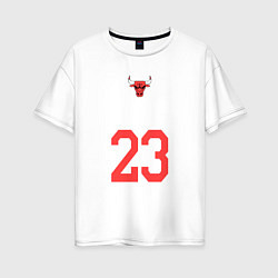 Футболка оверсайз женская Jordan 23, цвет: белый