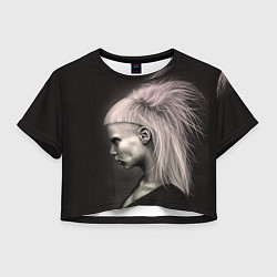 Футболка 3D укороченная женская Die Antwoord GIrl, цвет: 3D-принт