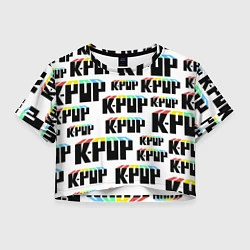 Женский топ K-pop Pattern