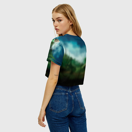 Женский топ Бронвин Бантли / 3D-принт – фото 4