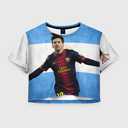 Женский топ Messi from Argentina