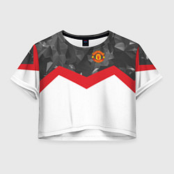 Женский топ Man United FC: Grey Polygons