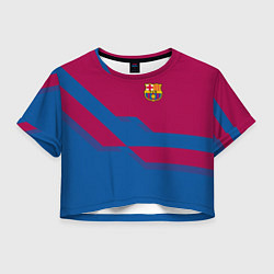 Женский топ Barcelona FC: Blue style