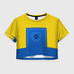 Женский топ Спецовка желтенького персонажа