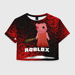 Женский топ Roblox Piggy