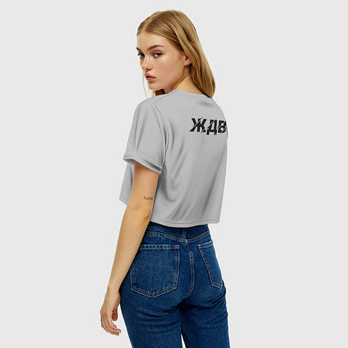 Женский топ ЖДВ ВС РФ / 3D-принт – фото 4