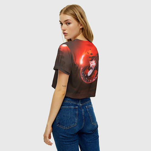 Женский топ Kakegurui Yumeko Jabami art / 3D-принт – фото 4