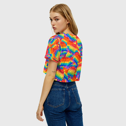 Женский топ Pop it Among Us / 3D-принт – фото 4