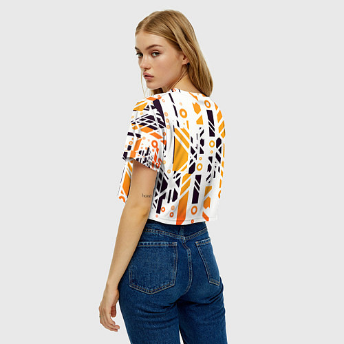 Женский топ Абстракция маршрут / 3D-принт – фото 4