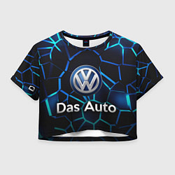 Женский топ Volkswagen слоган Das Auto