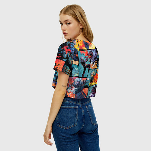 Женский топ Ведьмак The Witcher комикс / 3D-принт – фото 4