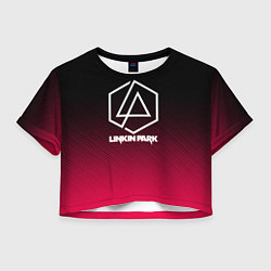 Женский топ LINKIN PARK LOGO CARBON