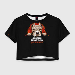 Женский топ Американский Питбультерьер Pit Bull