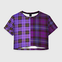 Женский топ Purple Checkered