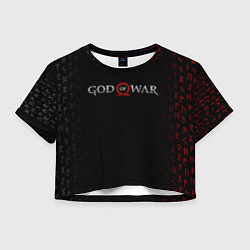 Женский топ GOD OF WAR LOGO, РУНЫ