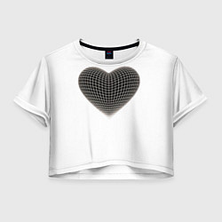 Женский топ HEART PRINT