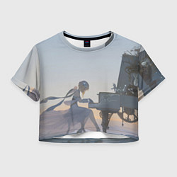 Женский топ LUMINE PLAYS PIANO GENSHIN IMPACT