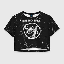 Женский топ Nine Inch Nails - КОТ - Потертости