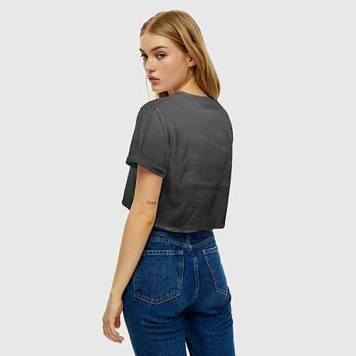 Женский топ Гонщик - байкер 83 номер / 3D-принт – фото 4