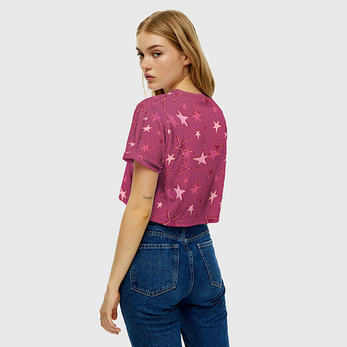 Женский топ Terracotta Star Pattern / 3D-принт – фото 4