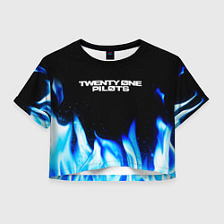 Женский топ Twenty One Pilots Blue Fire