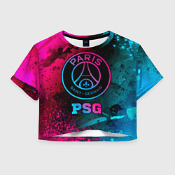 Женский топ PSG - neon gradient