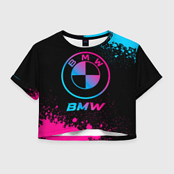 Женский топ BMW - neon gradient