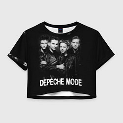 Женский топ Depeche Mode - black & white portrait