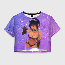 Женский топ Моя новая горничная очень подозрительна - фон из б