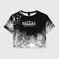 Женский топ Метал хэллрайсингер арт