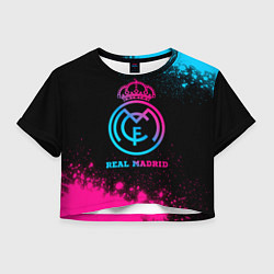 Женский топ Real Madrid - neon gradient