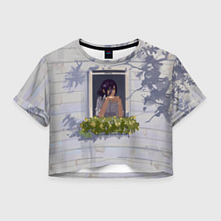 Женский топ Человек-бензопила Аса Митака в окне