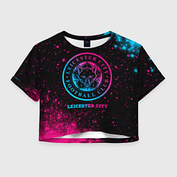 Женский топ Leicester City - neon gradient