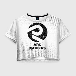 Женский топ ARC Raiders с потертостями на светлом фоне