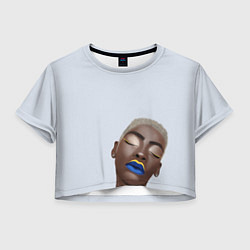 Женский топ Портрет афро девушки