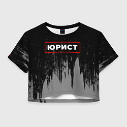 Женский топ Юрист - в красной рамке на темном