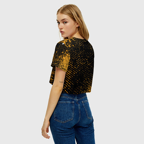 Женский топ Вера и зологой герб РФ / 3D-принт – фото 4