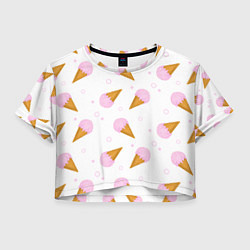 Женский топ Мороженое в жаркий день