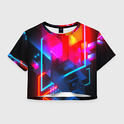 Женский топ Neon stripes color