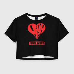 Женский топ Juice WRLD - heart