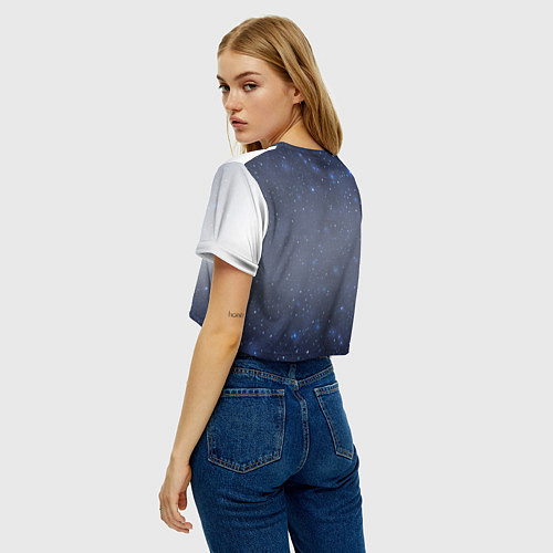 Женский топ Космическая бесконечность / 3D-принт – фото 4