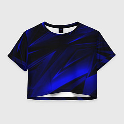 Женский топ Geometry blue stripes