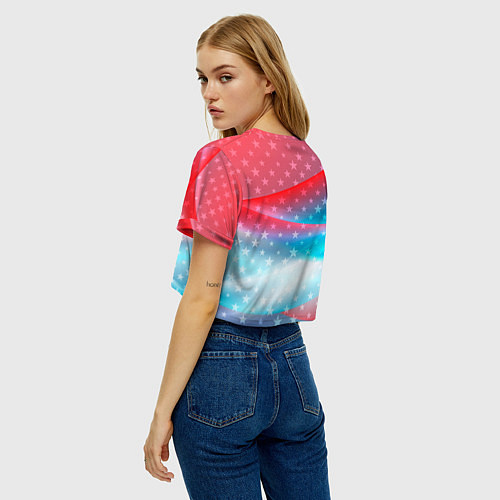 Женский топ American freedom / 3D-принт – фото 4